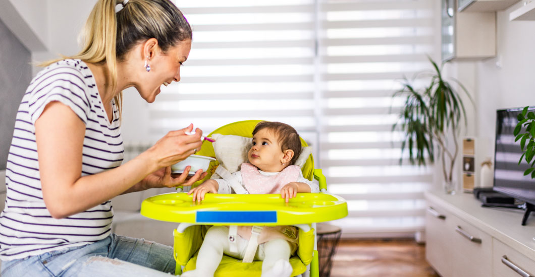 Introduciendo Nuevos Sabores a los Bebés 